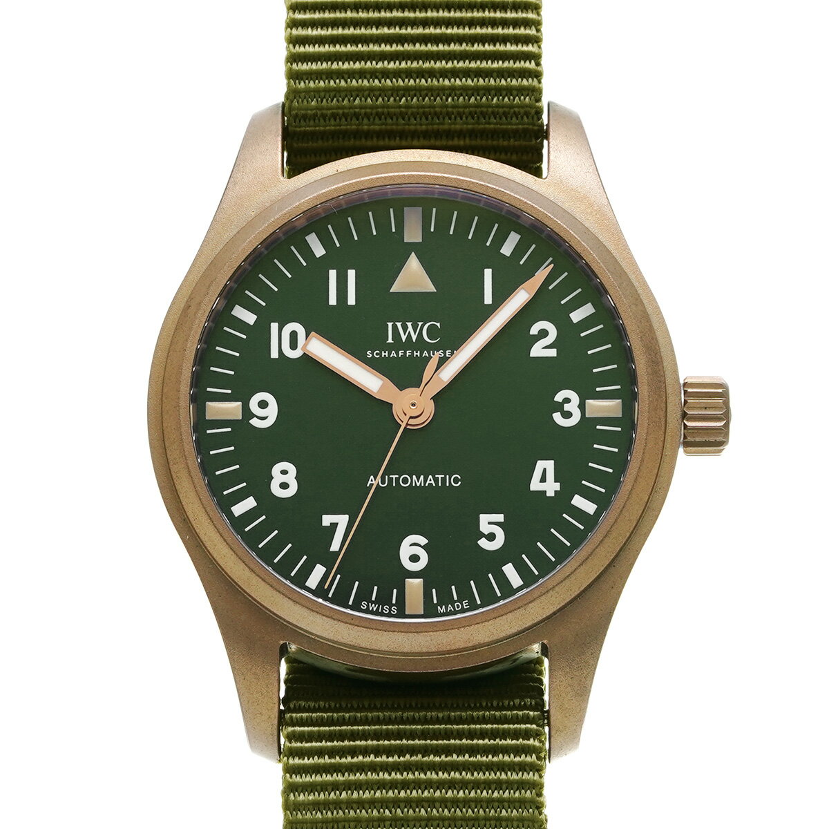 IWC パイロットウォッチ オートマティック 36 IW324019 グリーン ユニセックス 腕時計 IWC 時計 高級腕時計 ブランド 【ローン36回払い無金利】【中古】のサムネイル