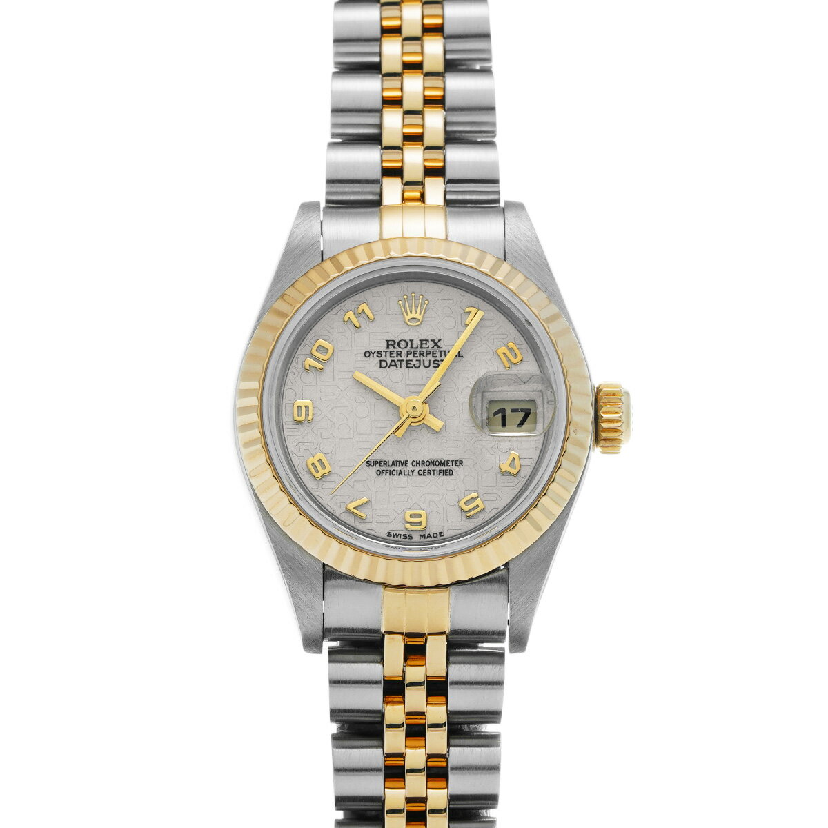 【〜11/27 最大3万円クーポン】ロレックス ROLEX デイトジャスト 79173 P番(2000年頃製造) アイボリーコンピュータ レディース 腕時計 ロレックス 時計 高級腕時計 ブランド 【ローン48回払い無金利】【中古】