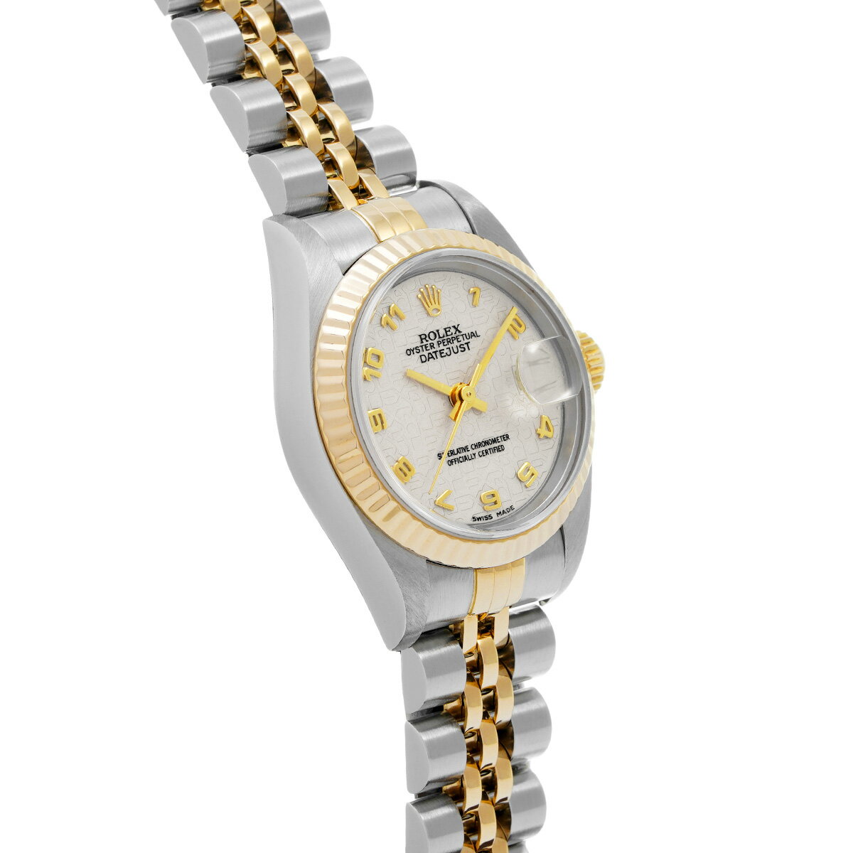 ウォッチニアン ブランド品専門店の【〜11/27 最大3万円クーポン】ロレックス ROLEX デイトジャスト 79173 P番(2000年頃製造) アイボリーコンピュータ レディース 腕時計 ロレックス 時計 高級腕時計 ブランド 【ローン48回払い無金利】【中古】｜アングル3