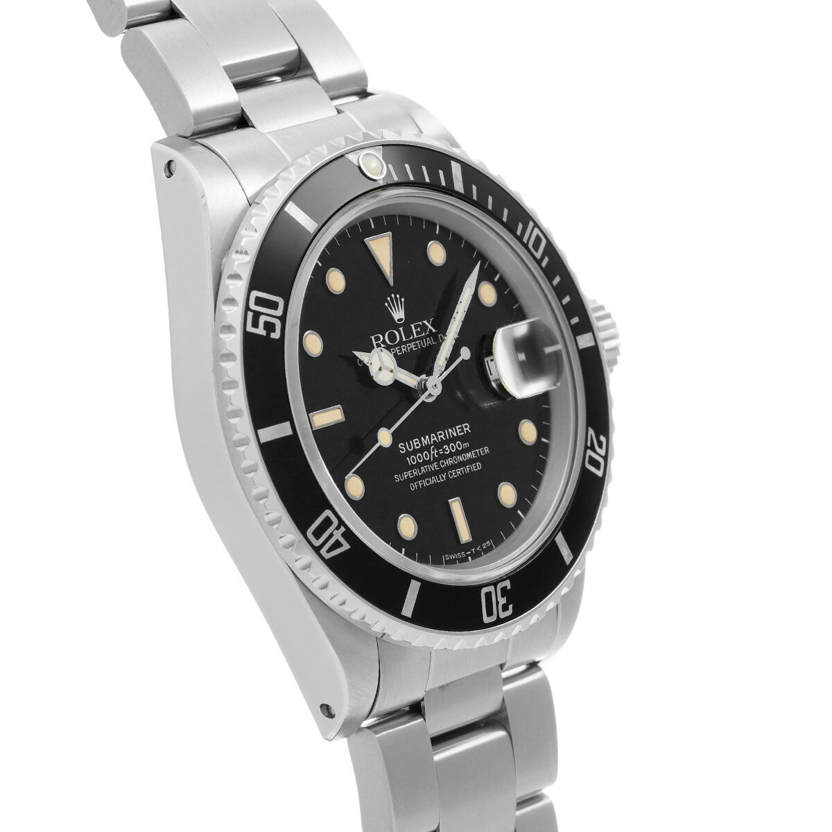 【〜11/27 最大3万円クーポン】ロレックス ROLEX サブマリーナ デイト 16800 93番台(1986年頃製造) ブラック メンズ 腕時計 ロレックス 時計 高級腕時計 ブランド 【ローン48回払い無金利】【中古】