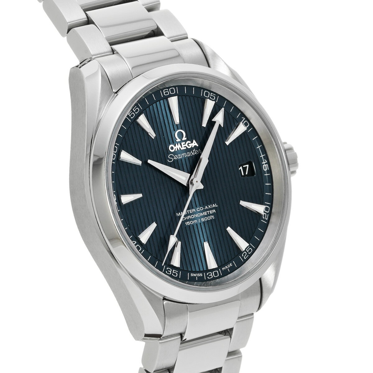 オメガ OMEGA シーマスター アクアテラ マスターコーアクシャル 231.10.42.21.03.003 ブルー メンズ 腕時計 オメガ 時計 高級腕時計 ブランド 【ローン36回払い無金利】【中古】