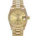 ロレックス ROLEX デイトジャスト 68278 L番(1989年頃製造) シャンパン ユニセックス 腕時計 ロレックス 時計 高級腕時計 ブランド 【ローン36回払い無金利】【中古】