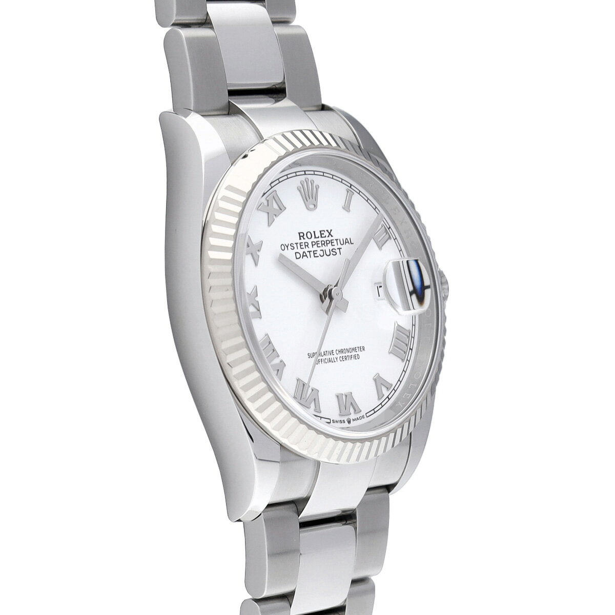 ロレックス ROLEX デイトジャスト 36 126234 ホワイト メンズ 腕時計 ロレックス 時計 高級腕時計 ブランド 【ローン36回払い無金利】【中古】