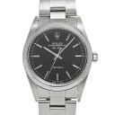 【~10/27 最大3万円クーポン】ロレックス ROLEX エアキング 14000 K番(2002年頃製造) ブラック メンズ 腕時計 ロレックス 時計 高級腕時計 ブランド 【ローン36回払い無金利】【中古】
