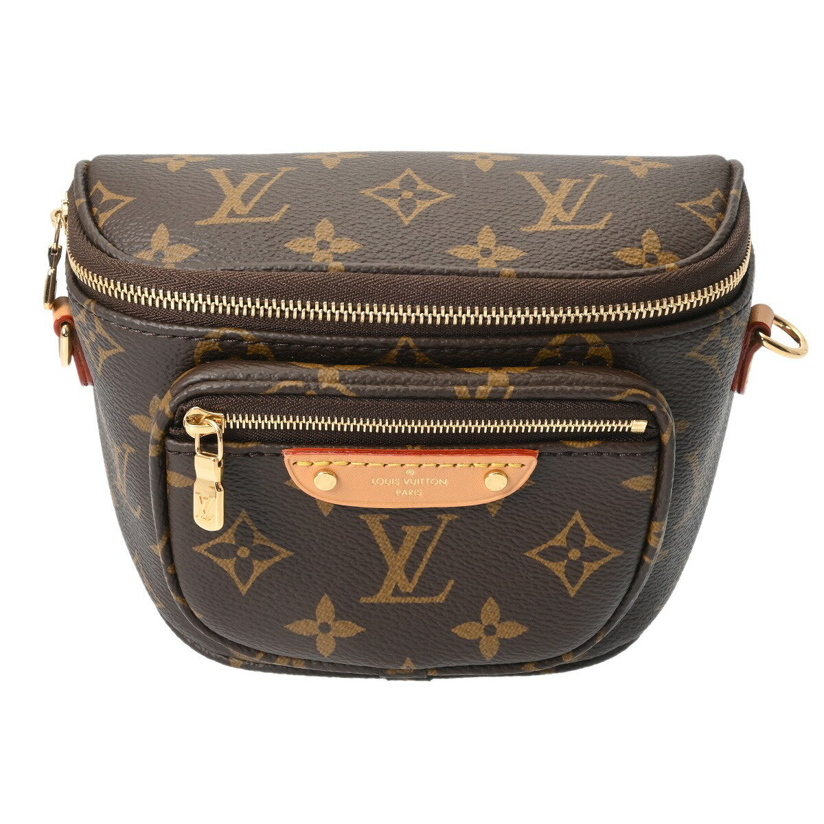 ルイ ヴィトン LOUIS VUITTON モノグラム ミニ バムバッグ ブラウン M82335 モノグラムキャンバス レディース ボディバッグ ヴィトンバッグ バック ブランド 【ローン48回払い無金利】【中古】
