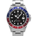 【~10/27 最大3万円クーポン】ロレックス ROLEX GMTマスター 16700 X番(1993年頃製造) ブラック メンズ 腕時計 ロレックス 時計 高級腕時計 ブランド 【ローン36回払い無金利】【中古】