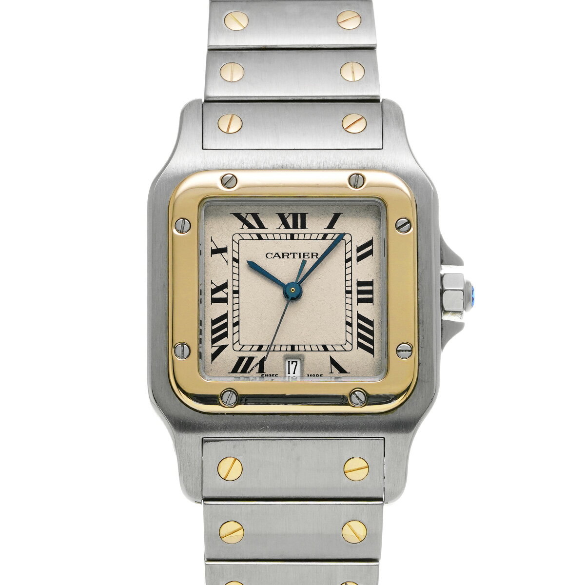 カルティエ CARTIER サントス ガルベ LM W20011C4 アイボリー レディース 腕時計 カルティエ 時計 高級腕時計 ブランド 【ローン36回払い無金利】【中古】のサムネイル