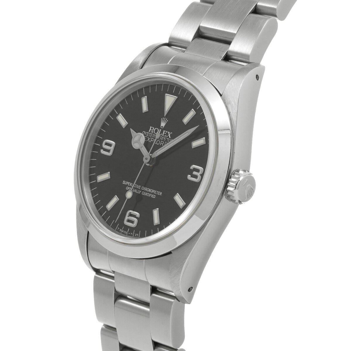 【〜11/27 最大3万円クーポン】ロレックス ROLEX エクスプローラー 14270 X番(1993年頃製造) ブラック メンズ 腕時計 ロレックス 時計 高級腕時計 ブランド 【ローン48回払い無金利】【中古】