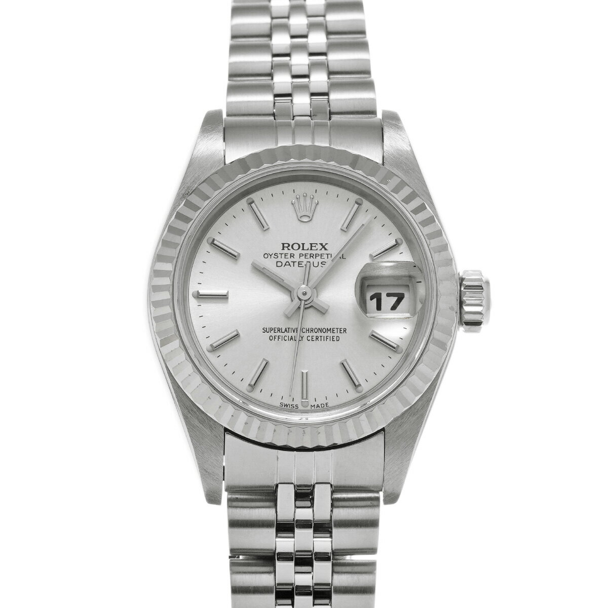 【～11/27 最大3万円クーポン】ロレックス ROLEX デイトジャスト 79174 F番(2004年頃製造) シルバー レディース 腕時計 ロレックス 時計 高級腕時計 ブランド 【ローン48回払い無金利】【中古】