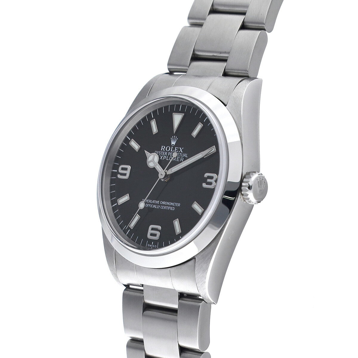 【〜11/27 最大3万円クーポン】ロレックス ROLEX エクスプローラー 14270 A番(1999年頃製造) ブラック メンズ 腕時計 ロレックス 時計 高級腕時計 ブランド 【ローン48回払い無金利】【中古】