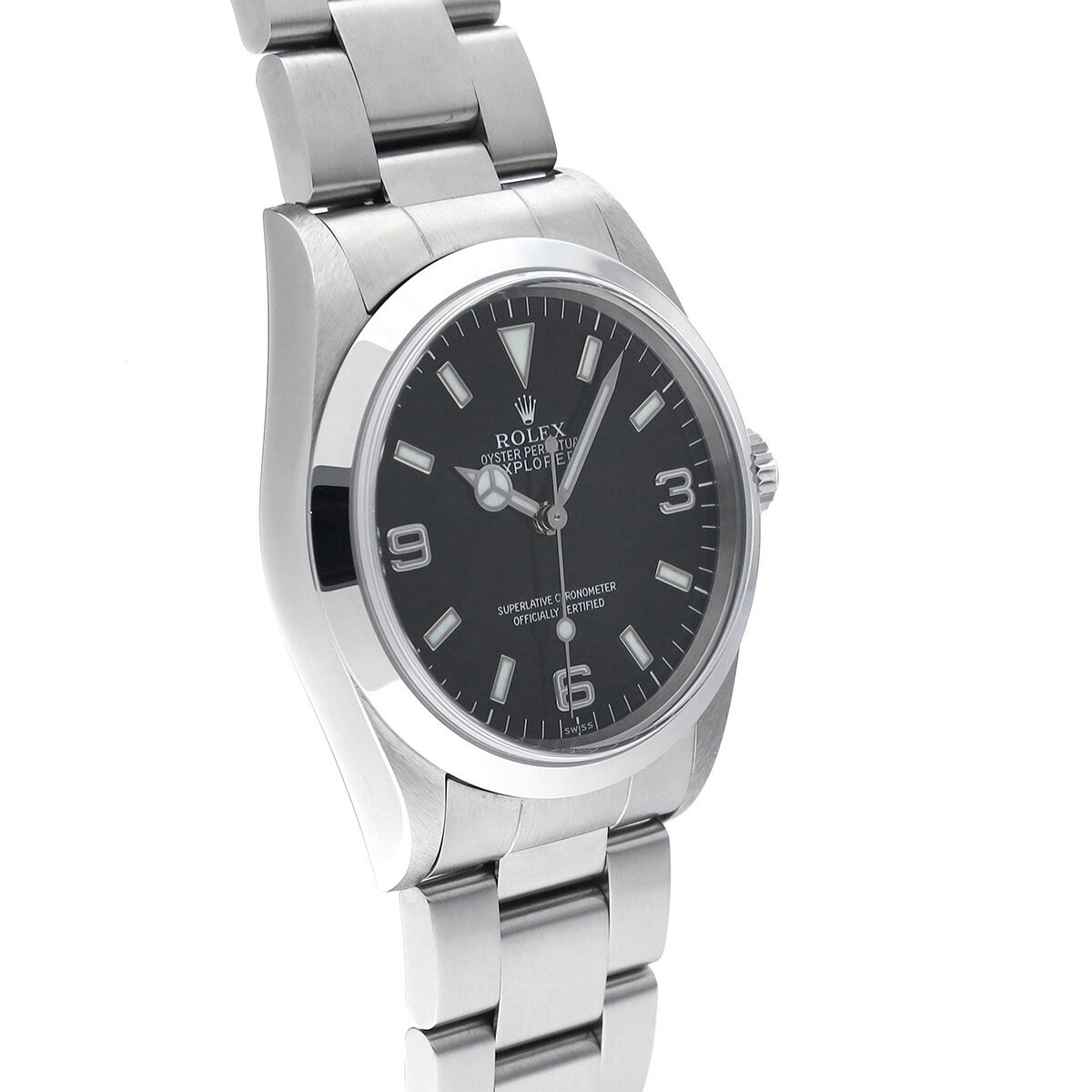 【〜11/27 最大3万円クーポン】ロレックス ROLEX エクスプローラー 14270 A番(1999年頃製造) ブラック メンズ 腕時計 ロレックス 時計 高級腕時計 ブランド 【ローン48回払い無金利】【中古】