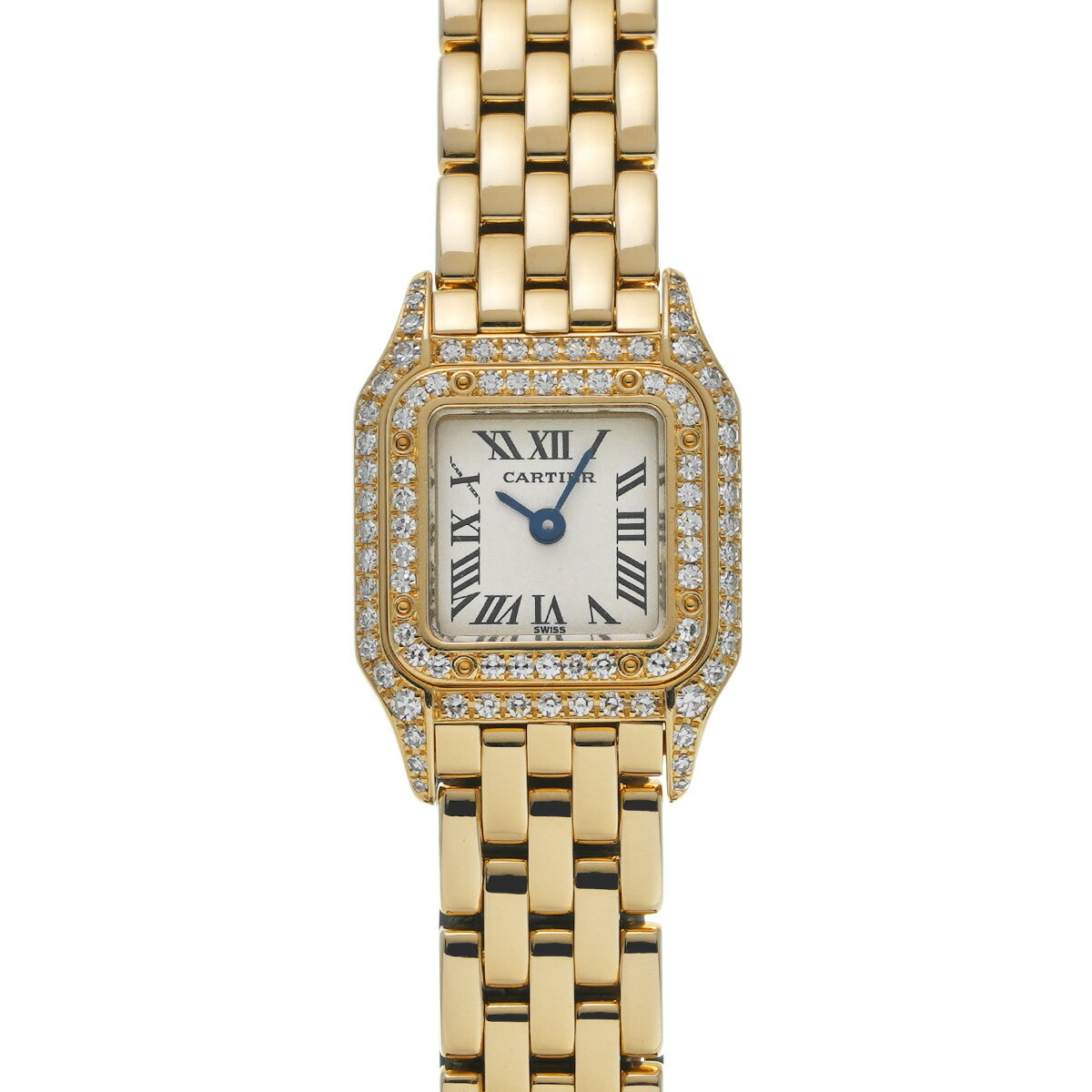 カルティエ CARTIER ミニパンテール WF3141B9 ホワイト レディース 腕時計 カルティエ 時計 高級腕時計 ブランド 【ローン36回払い無金利】【中古】のサムネイル