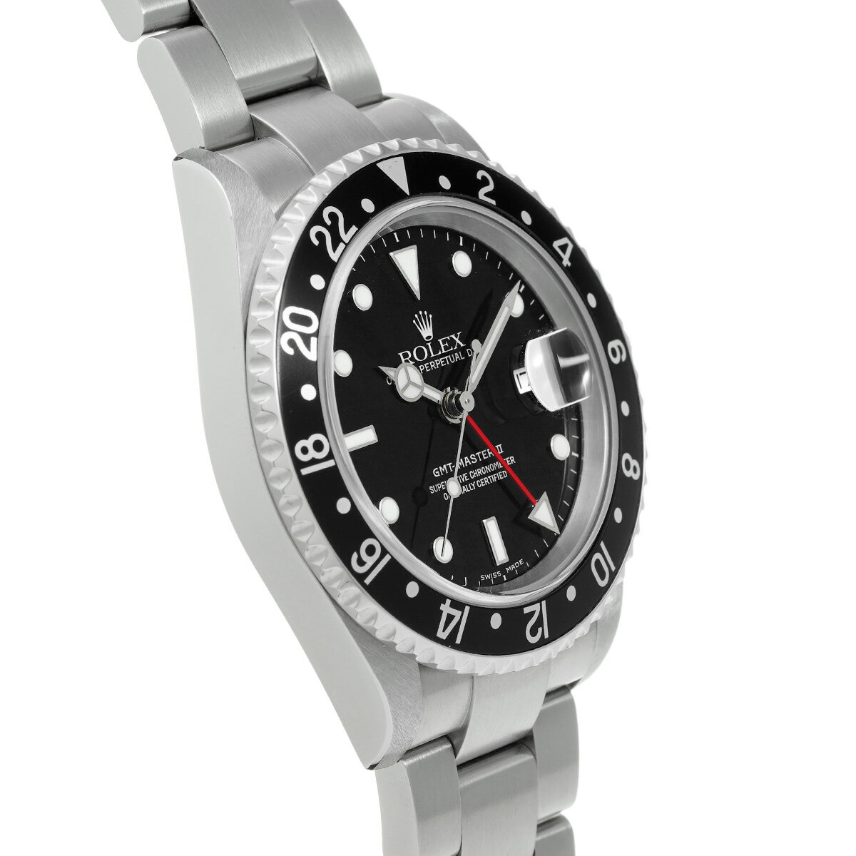 【〜11/27 最大3万円クーポン】ロレックス ROLEX GMTマスターII 16710 F番(2003年頃製造) ブラック メンズ 腕時計 ロレックス 時計 高級腕時計 ブランド 【ローン48回払い無金利】【中古】