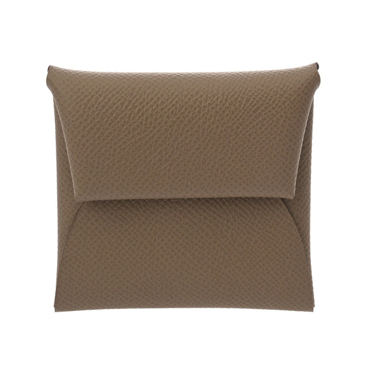 【～11/27 最大3万円クーポン】エルメス HERMES バスティア エトゥープ/シルバー金具 ヴォーエプソン ユニセックス コインケース エルメス 財布 ブランド 【ローン48回払い無金利】【未使用】