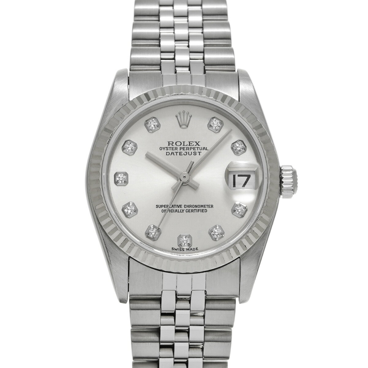 ロレックス ROLEX デイトジャスト 78274G Y番(2003年頃製造) シルバー/ダイヤモンド ユニセックス 腕時計 ロレックス 時計 高級腕時計 ブランド 【ローン48回払い無金利】【中古】