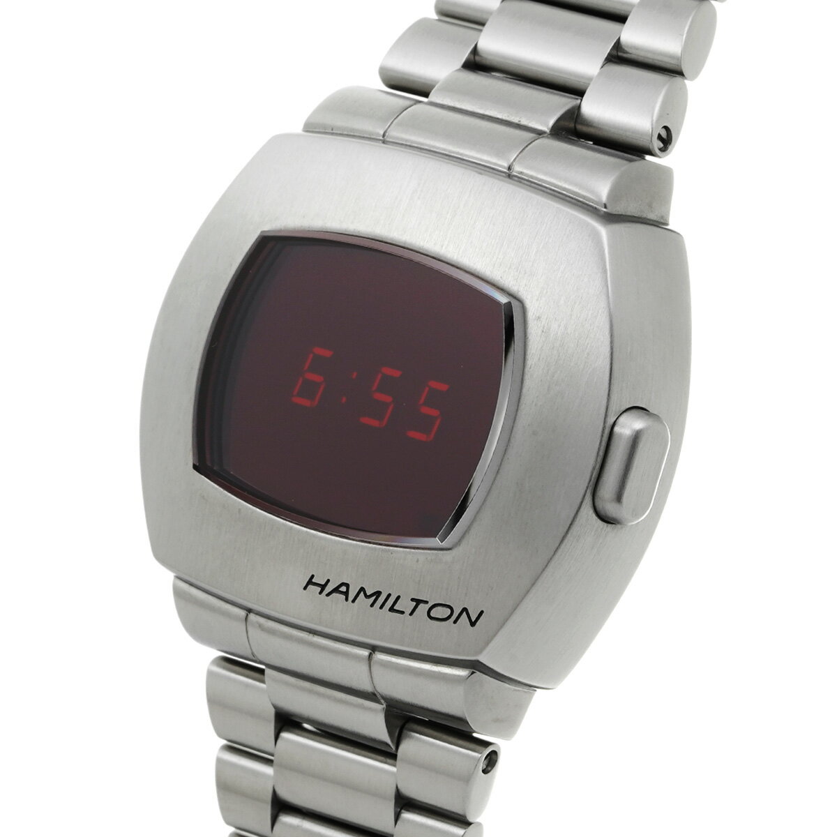 【〜11/27 最大3万円クーポン】ハミルトン HAMILTON アメリカンクラシック PSR デジタルクォーツ H52414130 ブラック メンズ 腕時計 ハミルトン 時計 高級腕時計 ブランド 【ローン48回払い無金利】【中古】