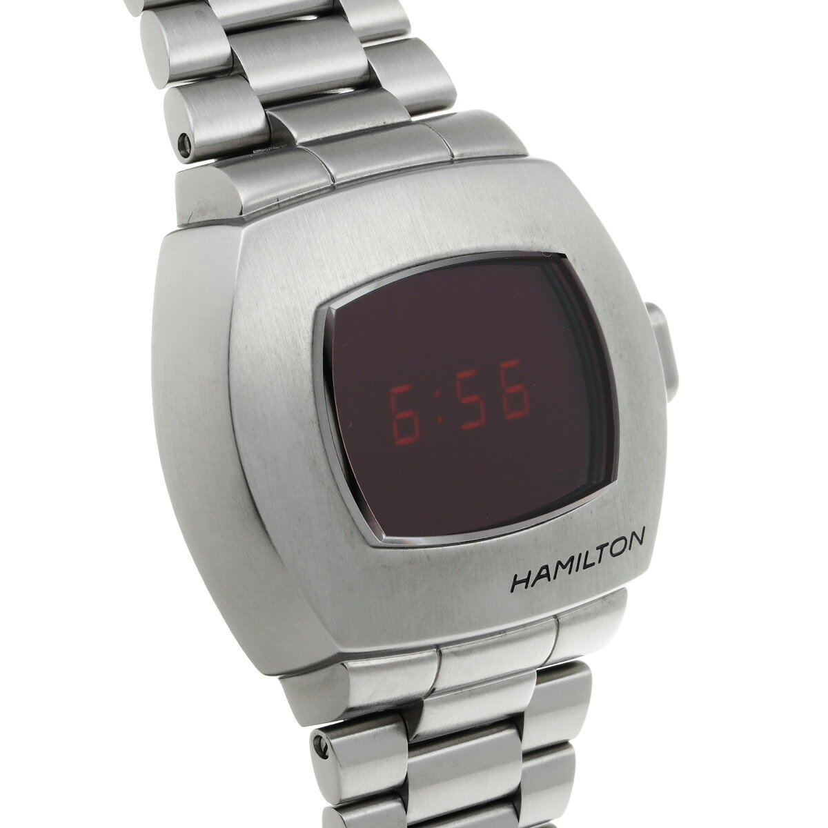 【〜11/27 最大3万円クーポン】ハミルトン HAMILTON アメリカンクラシック PSR デジタルクォーツ H52414130 ブラック メンズ 腕時計 ハミルトン 時計 高級腕時計 ブランド 【ローン48回払い無金利】【中古】