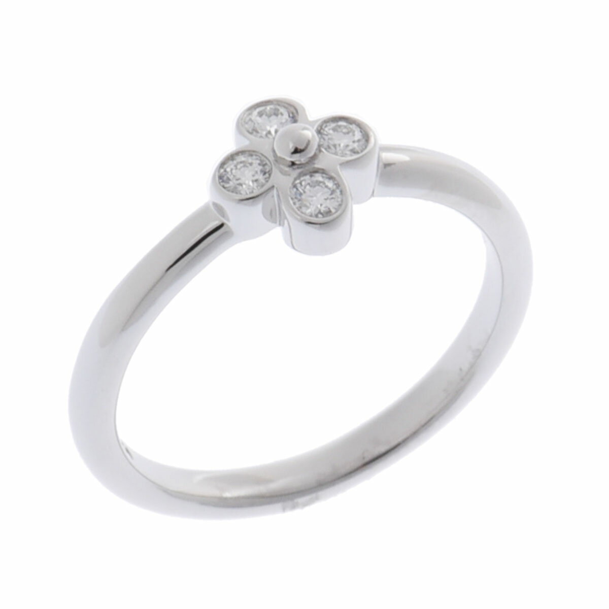 【〜11/27 最大3万円クーポン】ティファニー TIFFANY & Co. フラワーレース リング 4PD Pt950プラチナ ダイヤモンド レディース リング・指輪 ティファニー 【ローン48回払い無金利】【中古】(4)