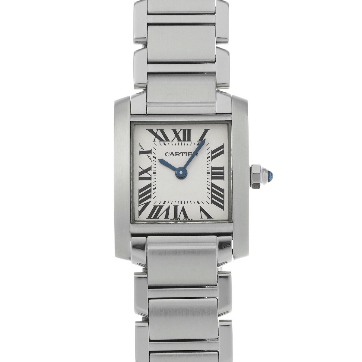 カルティエ CARTIER タンクフランセーズ SM W51008Q3 シルバー レディース 腕時計 カルティエ 時計 高級腕時計 ブランド 【ローン48回払い無金利】【中古】