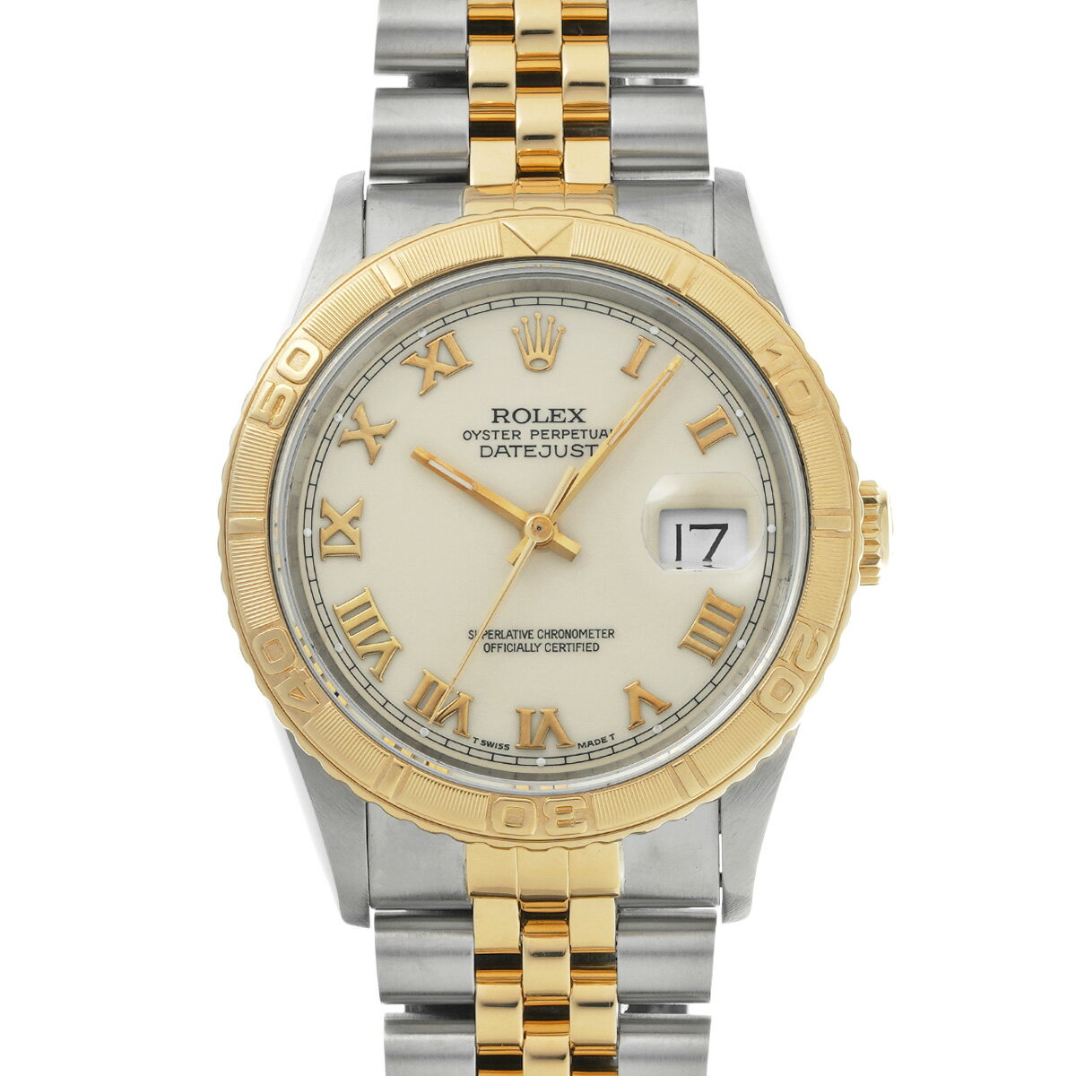 ロレックス ROLEX デイトジャスト サンダーバード 16263 X番(1991年頃製造) アイボリー メンズ 腕時計 ロレックス 時計 高級腕時計 ブランド 【ローン36回払い無金利】【中古】