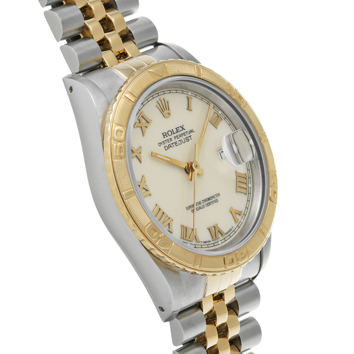 ロレックス ROLEX デイトジャスト サンダーバード 16263 X番(1991年頃製造) アイボリー メンズ 腕時計 ロレックス 時計 高級腕時計 ブランド 【ローン36回払い無金利】【中古】