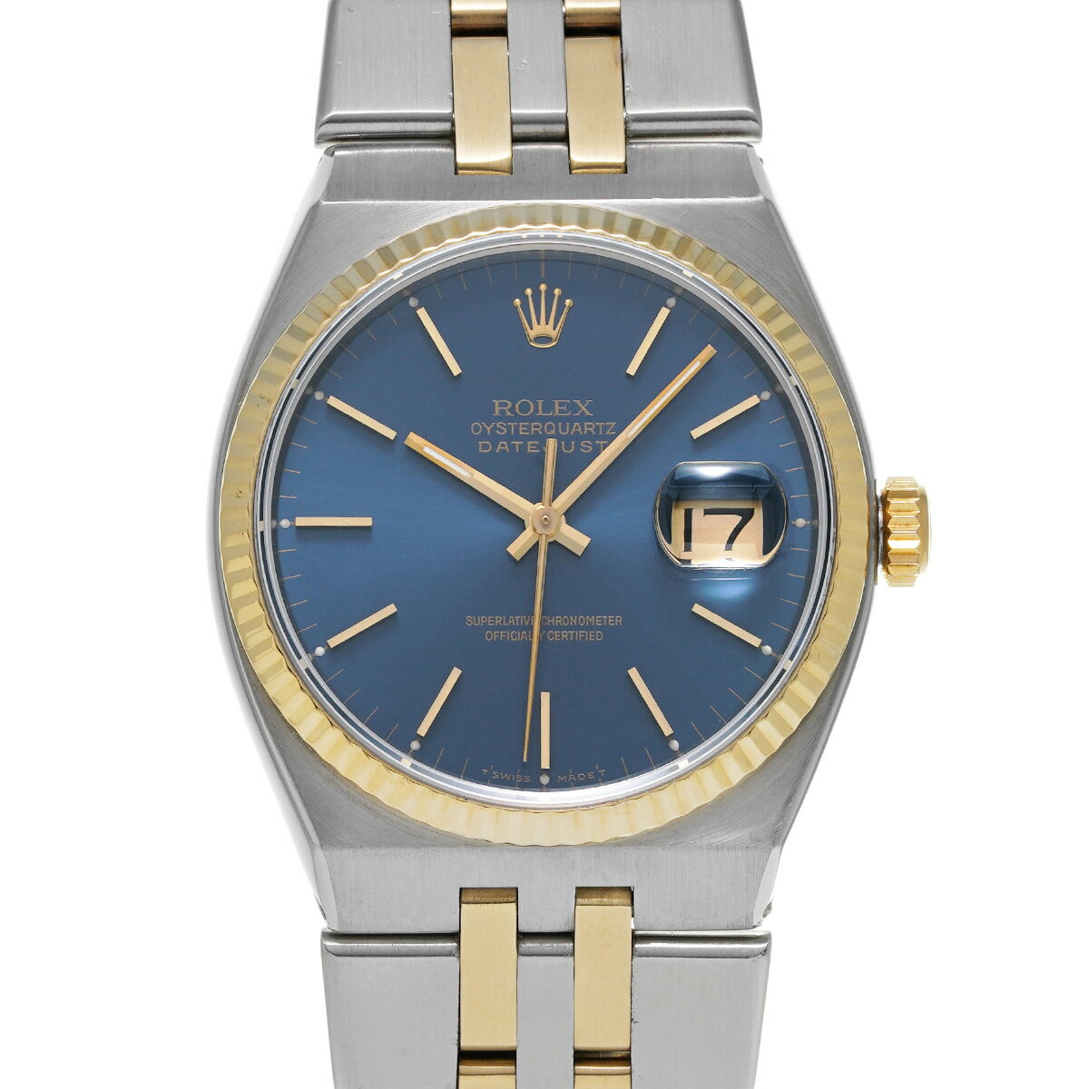 ロレックス ROLEX オイスタークォーツ デイトジャスト 17013 59番台(1978～1979年頃製造) ブルー メンズ 腕時計 ロレックス 時計 高級腕時計 ブランド 【ローン48回払い無金利】【中古】