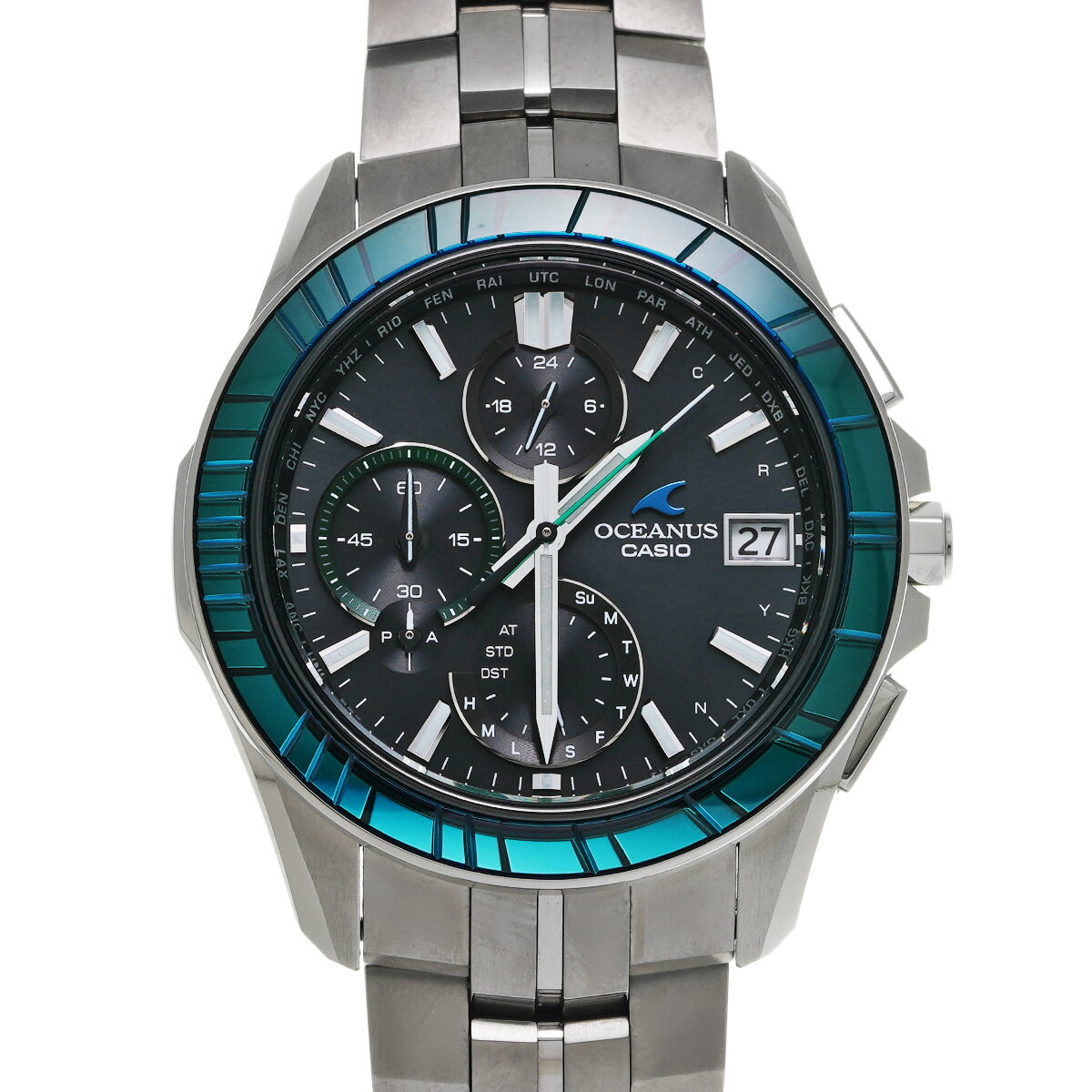 【〜11/11 最大3万円クーポン】カシオ CASIO オシアナス OCW-S7000SG-1AJR ブラック メンズ 腕時計 カシオ 時計 高級腕時計 ブランド 【ローン48回払い無金利】【中古】