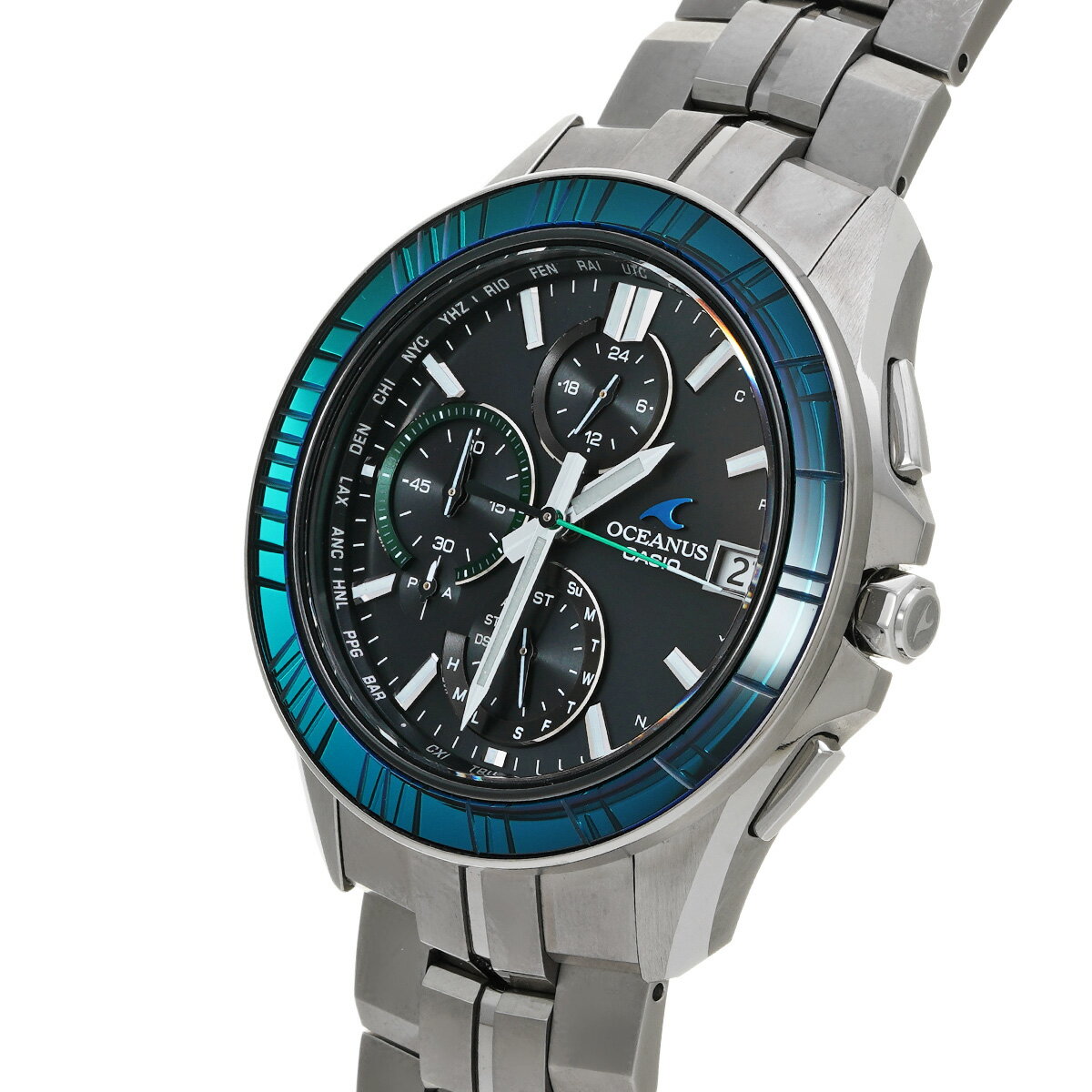 【〜11/11 最大3万円クーポン】カシオ CASIO オシアナス OCW-S7000SG-1AJR ブラック メンズ 腕時計 カシオ 時計 高級腕時計 ブランド 【ローン48回払い無金利】【中古】