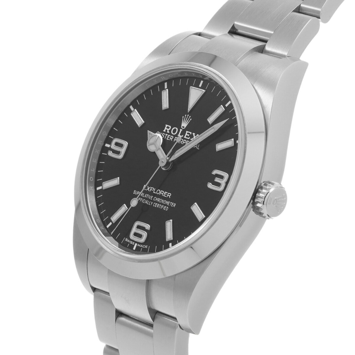 【〜11/27 最大3万円クーポン】ロレックス ROLEX エクスプローラー 214270 ランダムシリアル ブラック メンズ 腕時計 ロレックス 時計 高級腕時計 ブランド 【ローン48回払い無金利】【中古】