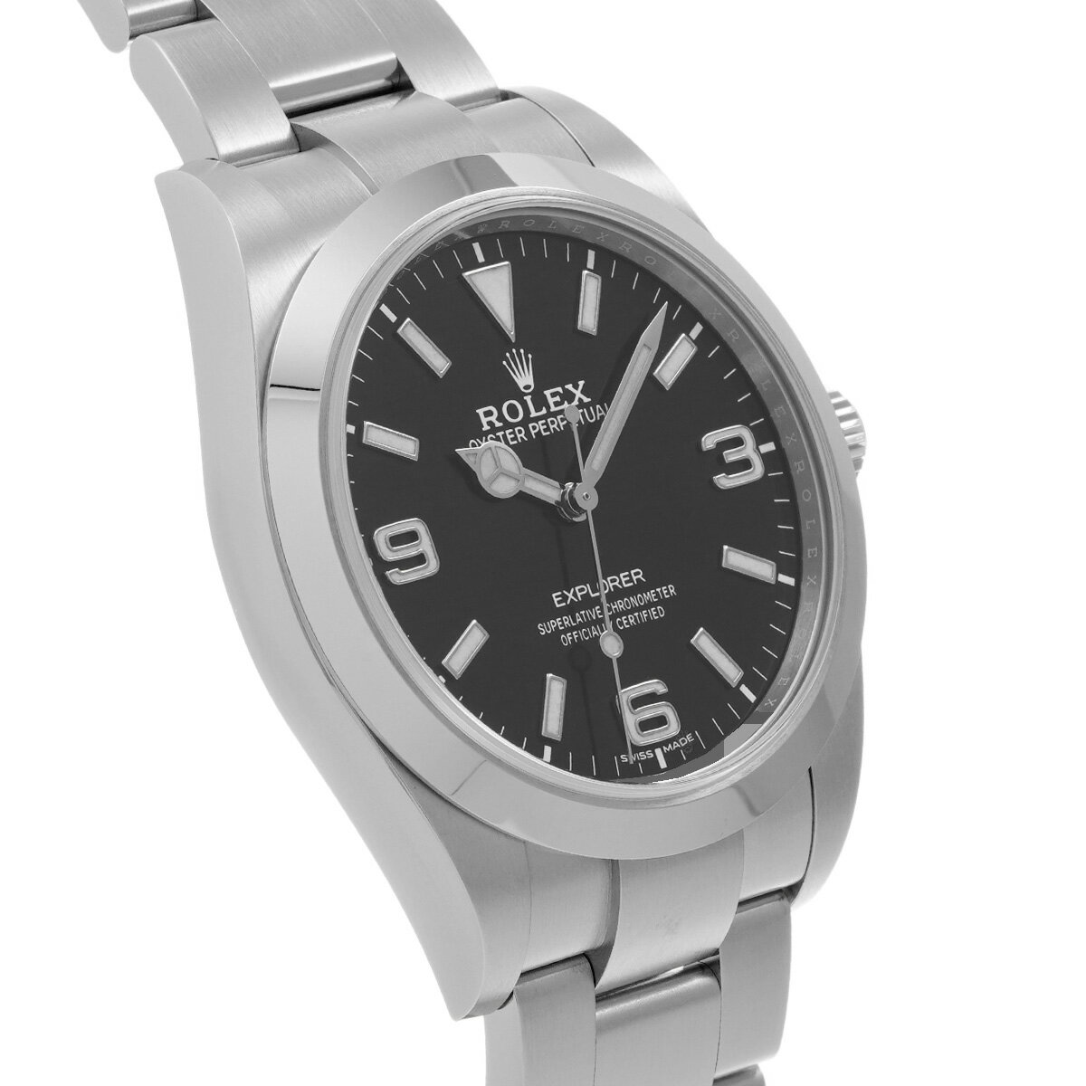 【〜11/27 最大3万円クーポン】ロレックス ROLEX エクスプローラー 214270 ランダムシリアル ブラック メンズ 腕時計 ロレックス 時計 高級腕時計 ブランド 【ローン48回払い無金利】【中古】