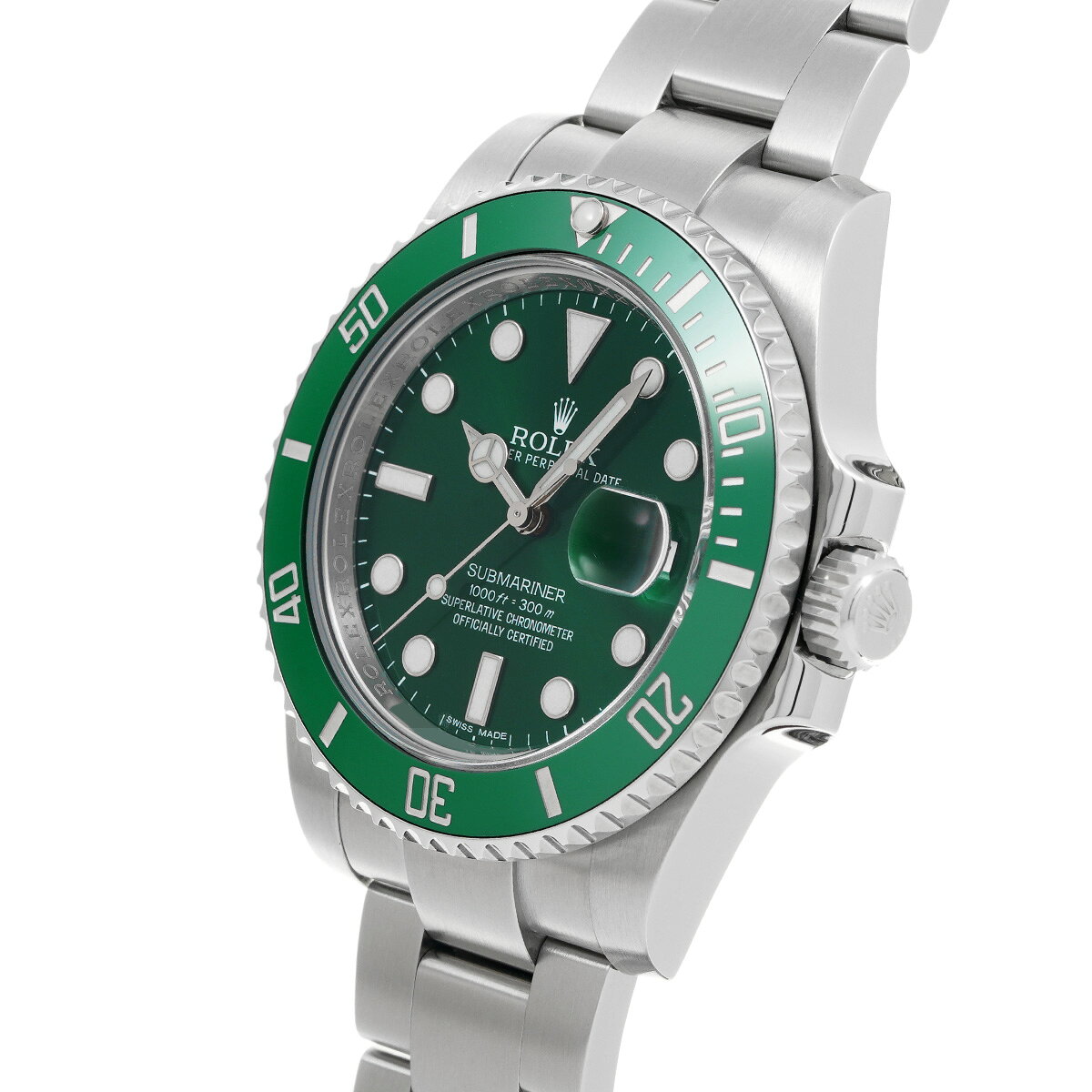 【〜11/27 最大3万円クーポン】ロレックス ROLEX サブマリーナ デイト 116610LV ランダムシリアル グリーン メンズ 腕時計 ロレックス 時計 高級腕時計 ブランド 【ローン48回払い無金利】【中古】