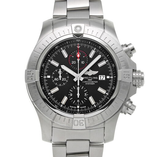 ブライトリング BREITLING スーパーアベンジャー クロノグラフ 48 A13375101B1A1 ブラック メンズ 腕時計 ブライトリング 時計 高級腕時計 ブランド 【ローン36回払い無金利】【中古】 ブライトリング BREITLING スーパーアベンジャー クロノグラフ 48 A13375101B1A1 ブラック メンズ 腕時計 ブライトリング 時計 高級腕時計 ブランド 【ローン36回払い無金利】【中古】