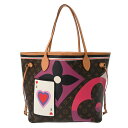 ルイ ヴィトン LOUIS VUITTON モノグラムゲームオン ネヴァーフル MM ブラウン M57452 モノグラムキャンバス レディース トートバッグ ヴィトンバッグ バック ブランド 【ローン48回払い無金利】【中古】