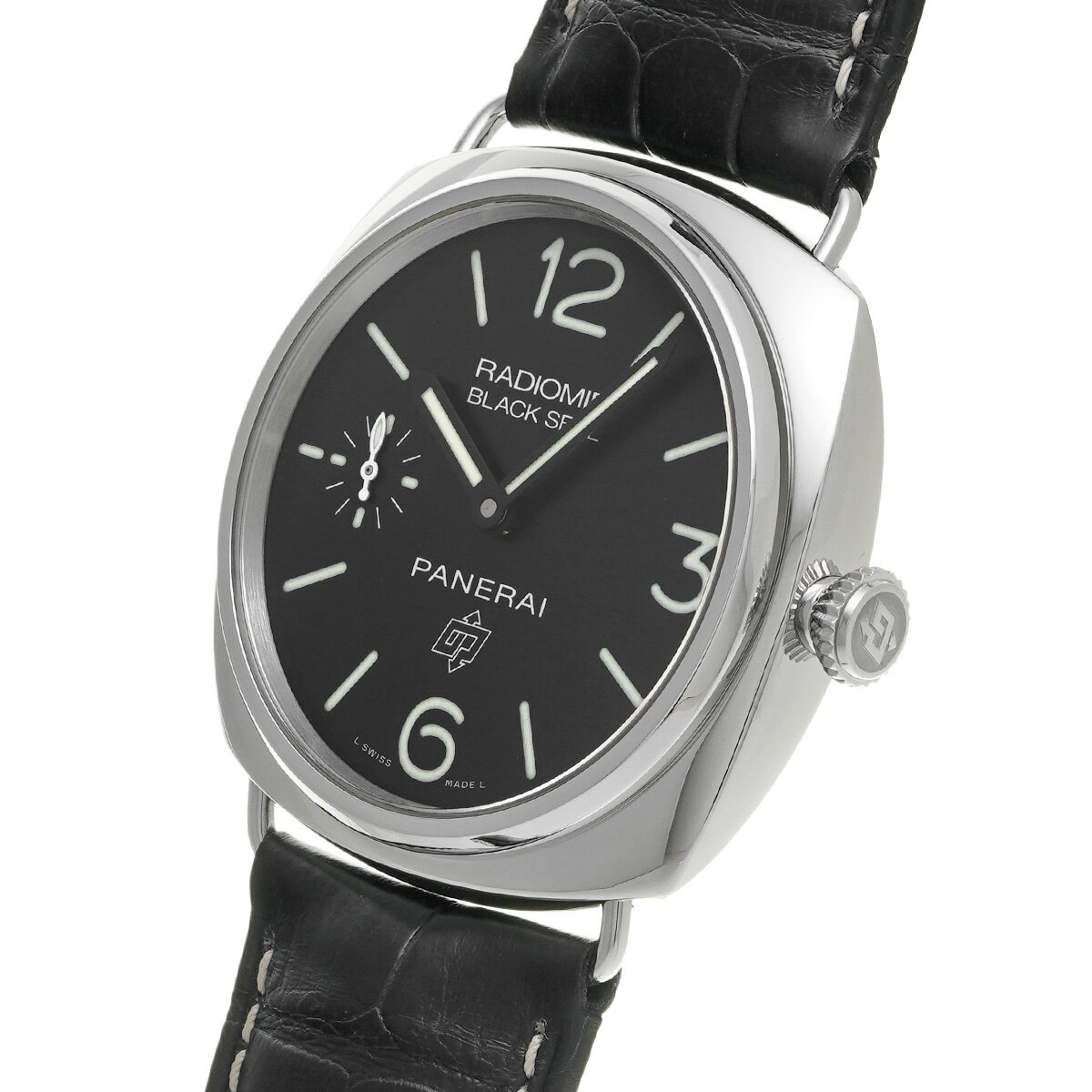 パネライ PANERAI ラジオミール ブラックシール ロゴ PAM00380 ブラック メンズ 腕時計 パネライ 時計 高級腕時計 ブランド 【ローン48回払い無金利】【中古】