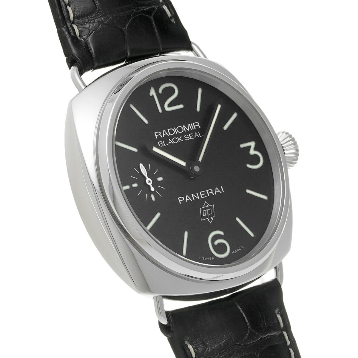 パネライ PANERAI ラジオミール ブラックシール ロゴ PAM00380 ブラック メンズ 腕時計 パネライ 時計 高級腕時計 ブランド 【ローン48回払い無金利】【中古】