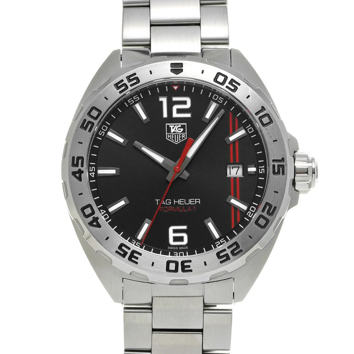 タグ ホイヤー TAG HEUER フォーミュラ1 クォーツ WAZ1116.BA0875 ブラック メンズ 腕時計 タグ ホイヤー 時計 高級腕時計 ブランド 【ローン48回払い無金利】【中古】