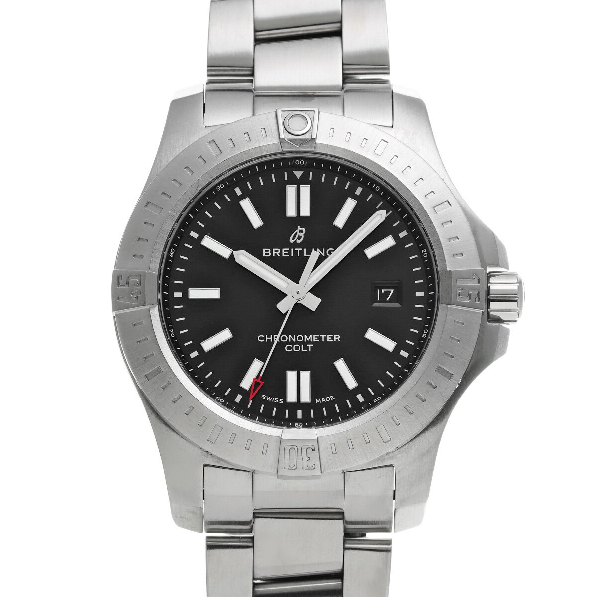 【〜10/27 最大3万円クーポン】ブライトリング BREITLING コルト オートマチック 44 A17388101B1A1 ブラック メンズ 腕時計 ブライトリング 時計 高級腕時計 ブランド 【ローン36回払い無金利】【中古】