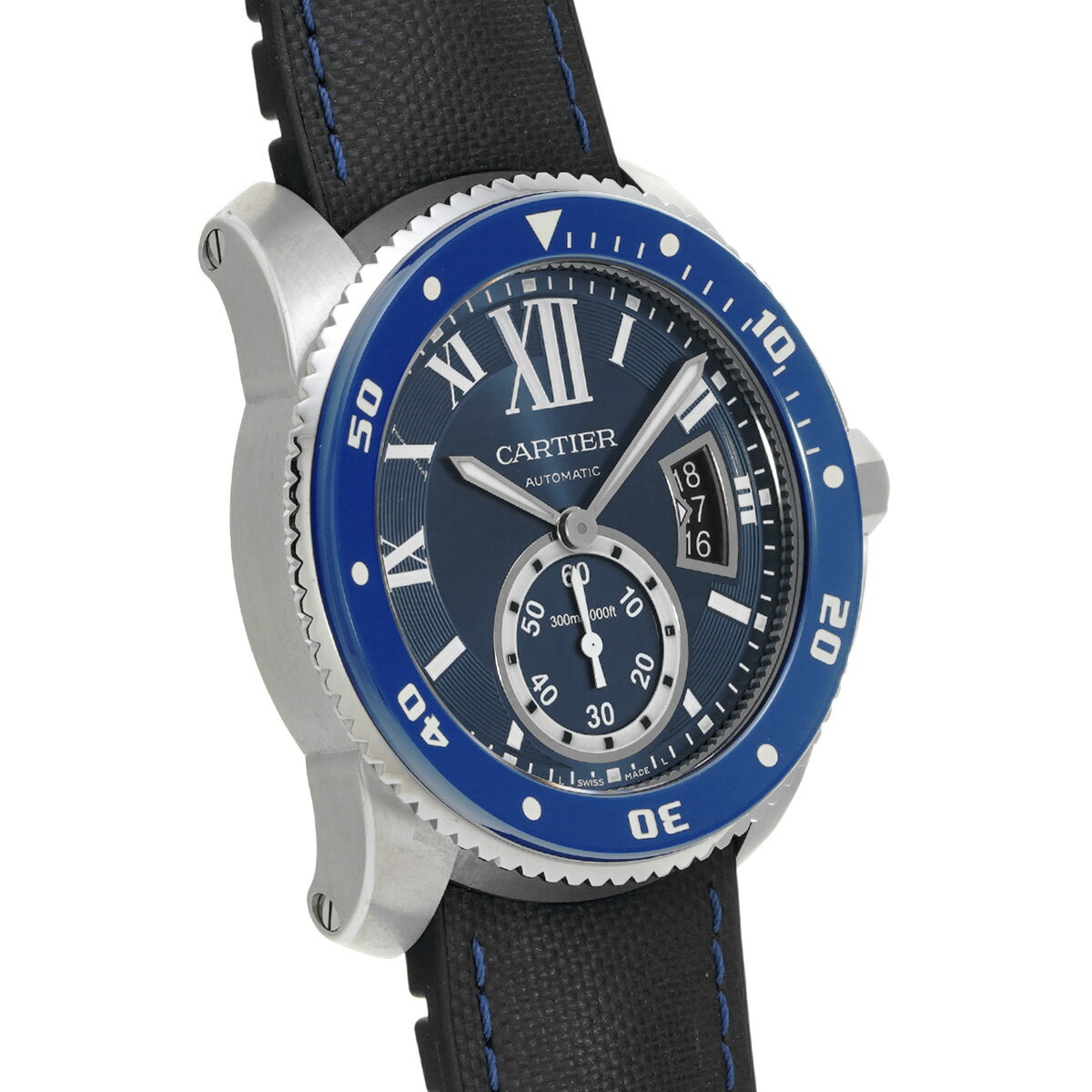 カルティエ CARTIER カリブル ドゥ カルティエ ダイバー WSCA0010 ブルー メンズ 腕時計 カルティエ 時計 高級腕時計 ブランド 【ローン48回払い無金利】【中古】