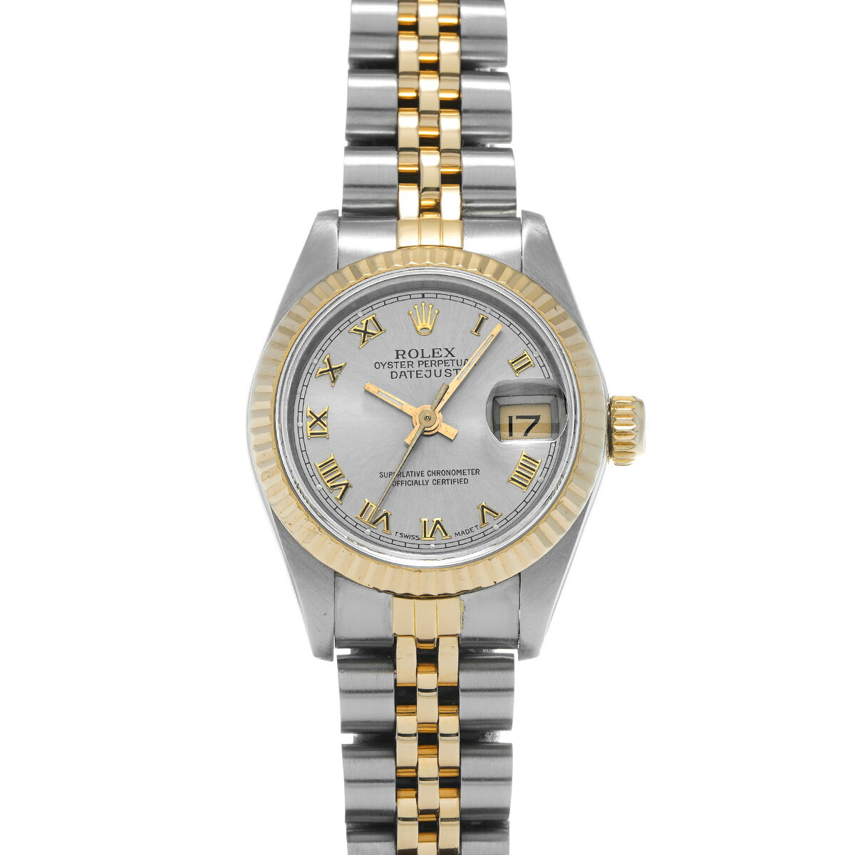 ロレックス ROLEX デイトジャスト 69173 90番台(1985年頃製造) グレー レディース 腕時計 ロレックス 時計 高級腕時計 ブランド 【ローン36回払い無金利】【中古】