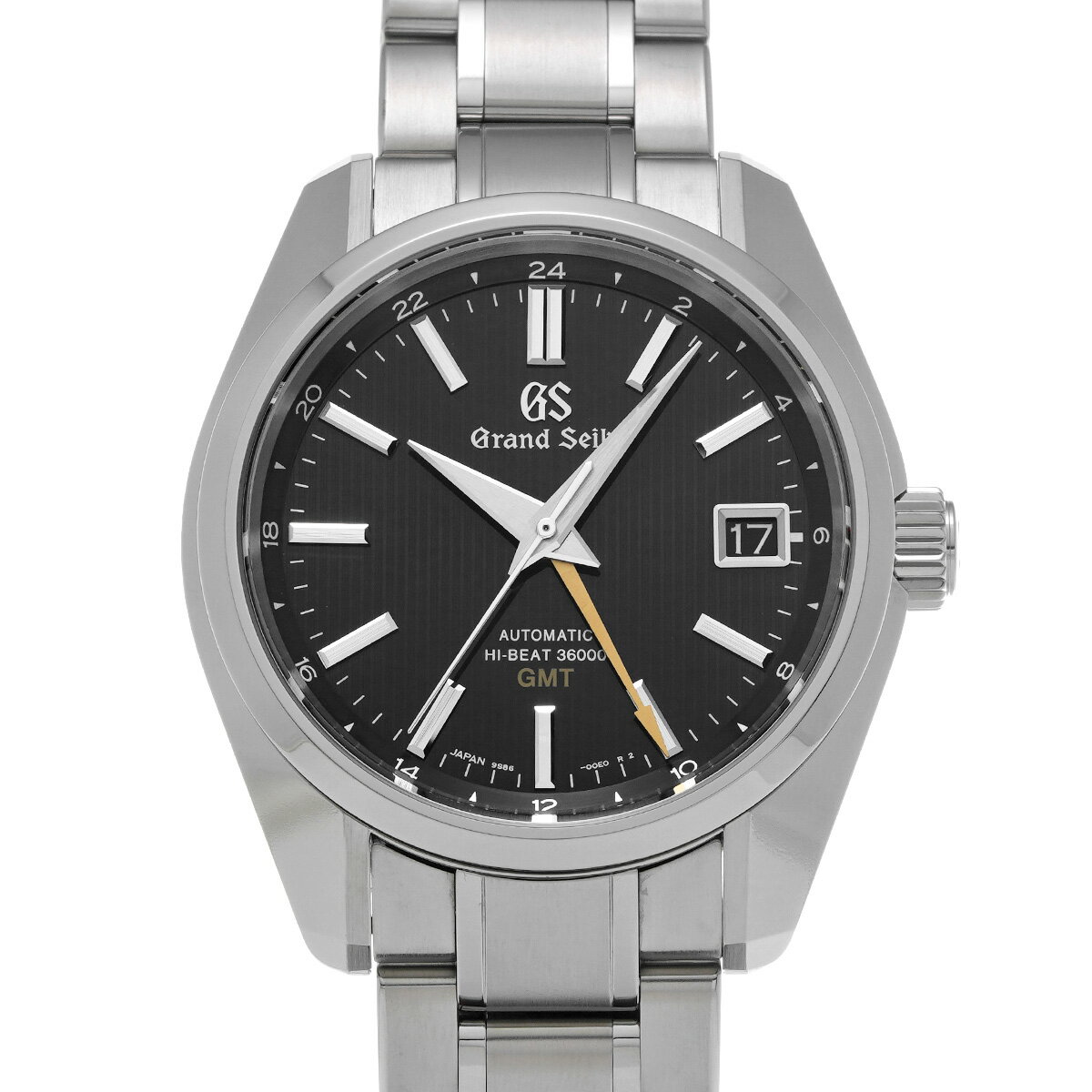 グランドセイコー Grand Seiko ヘリテージコレクション メカニカル ハイビート 36000 GMT SBGJ213 ブラック メンズ 腕時計 グランドセイコー 時計 高級腕時計 ブランド 【ローン36回払い無金利】【中古】