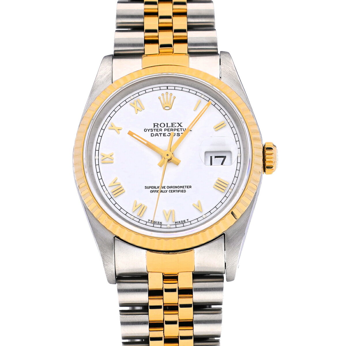 ロレックス ROLEX デイトジャスト 16233 X番(1993年頃製造) ホワイト メンズ 腕時計 ロレックス 時計 高級腕時計 ブランド 【ローン48..