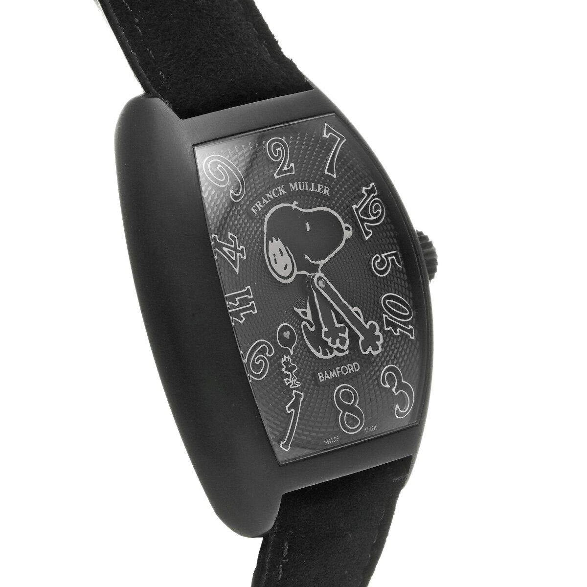 フランクミュラー FRANCK MULLER クレイジー ラブ スヌーピー 7880CHPNTS ブラック メンズ 腕時計 フランクミュラー 時計 高級腕時計 ブランド 【ローン48回払い無金利】【中古】