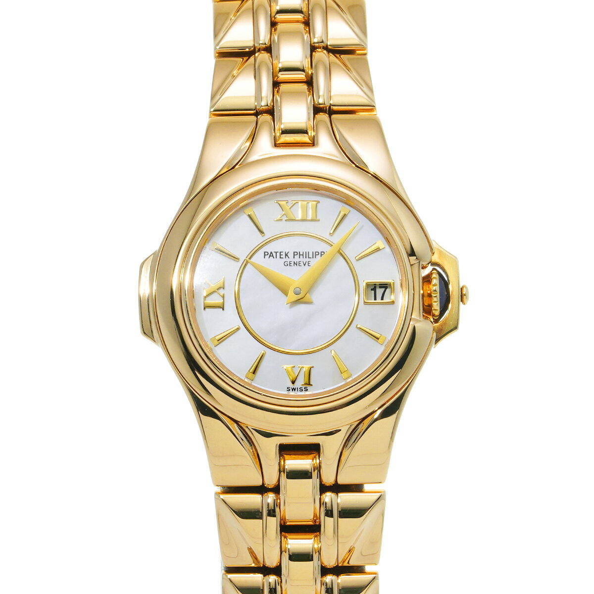 パテック フィリップ PATEK PHILIPPE スカルプチャー 4891/1J-001 ホワイトシェル レディース 腕時計 ..