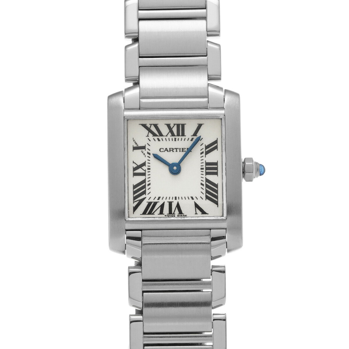 カルティエ CARTIER タンクフランセーズ SM W51008Q3 シルバー レディース 腕時計 カルティエ 時計 高級腕時計 ブランド 【ローン48回払い無金利】【中古】