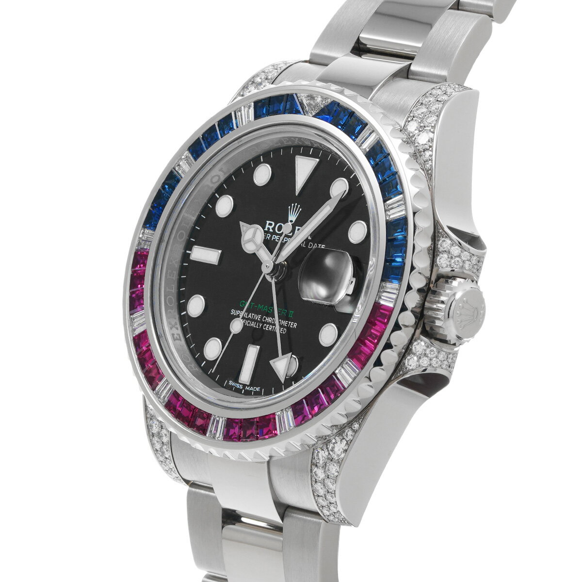 【〜11/27 最大3万円クーポン】ロレックス ROLEX GMTマスターII 116759SARU ランダムシリアル ブラック メンズ 腕時計 ロレックス 時計 高級腕時計 ブランド 【ローン48回払い無金利】【中古】