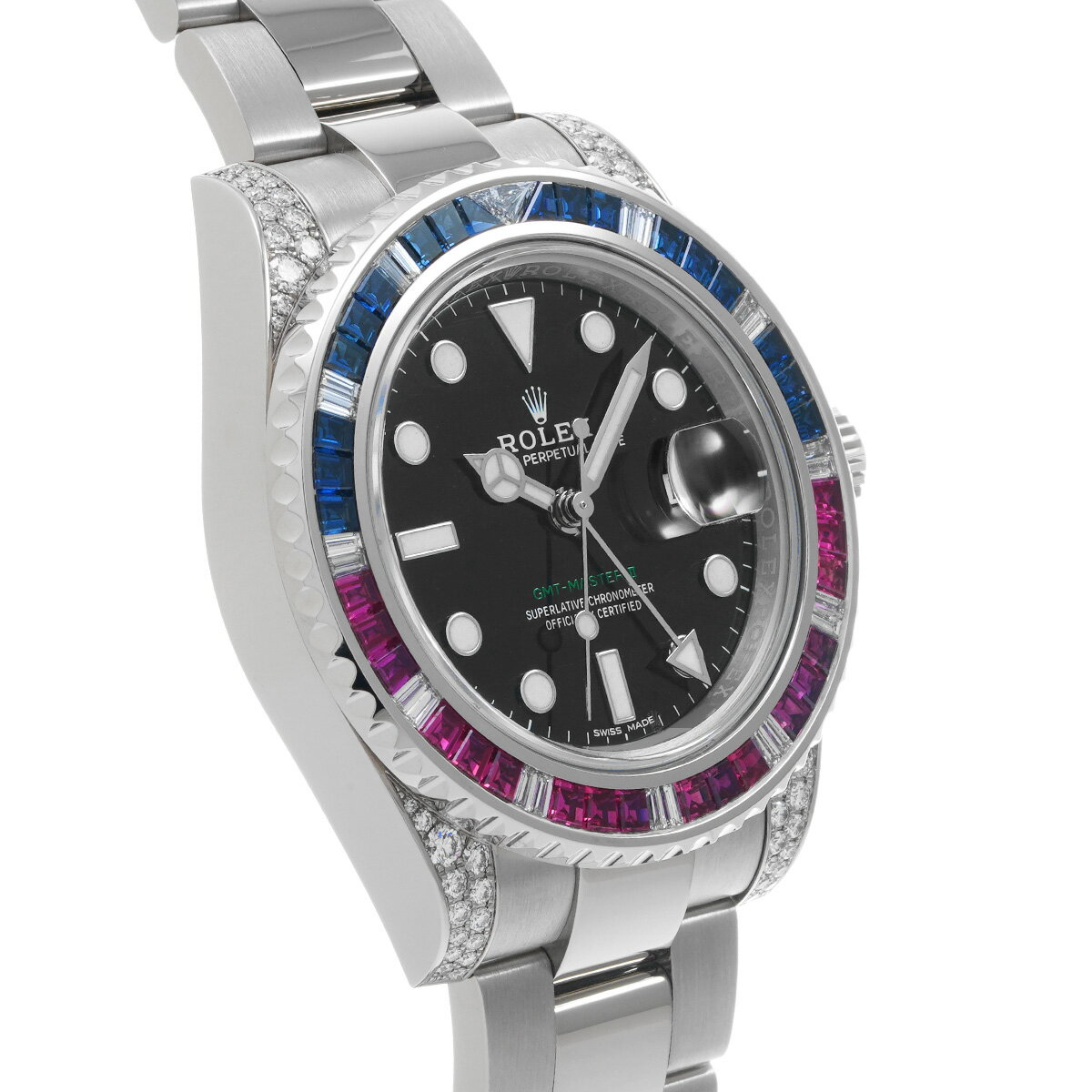 【〜11/27 最大3万円クーポン】ロレックス ROLEX GMTマスターII 116759SARU ランダムシリアル ブラック メンズ 腕時計 ロレックス 時計 高級腕時計 ブランド 【ローン48回払い無金利】【中古】