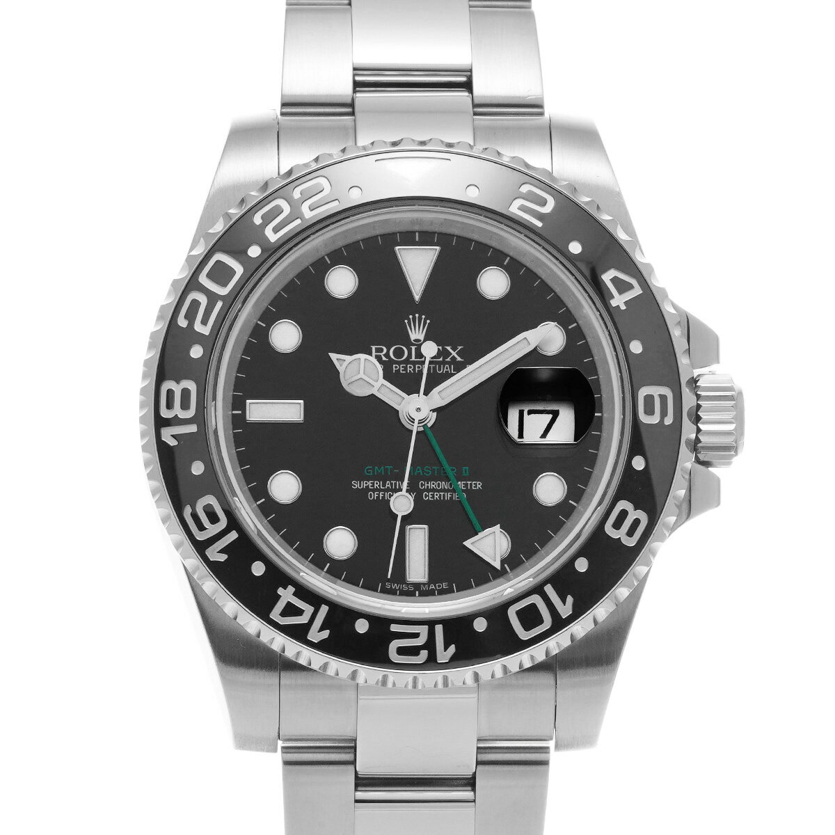 【〜11/27 最大3万円クーポン】ロレックス ROLEX GMTマスターII 116710LN V番(2008...