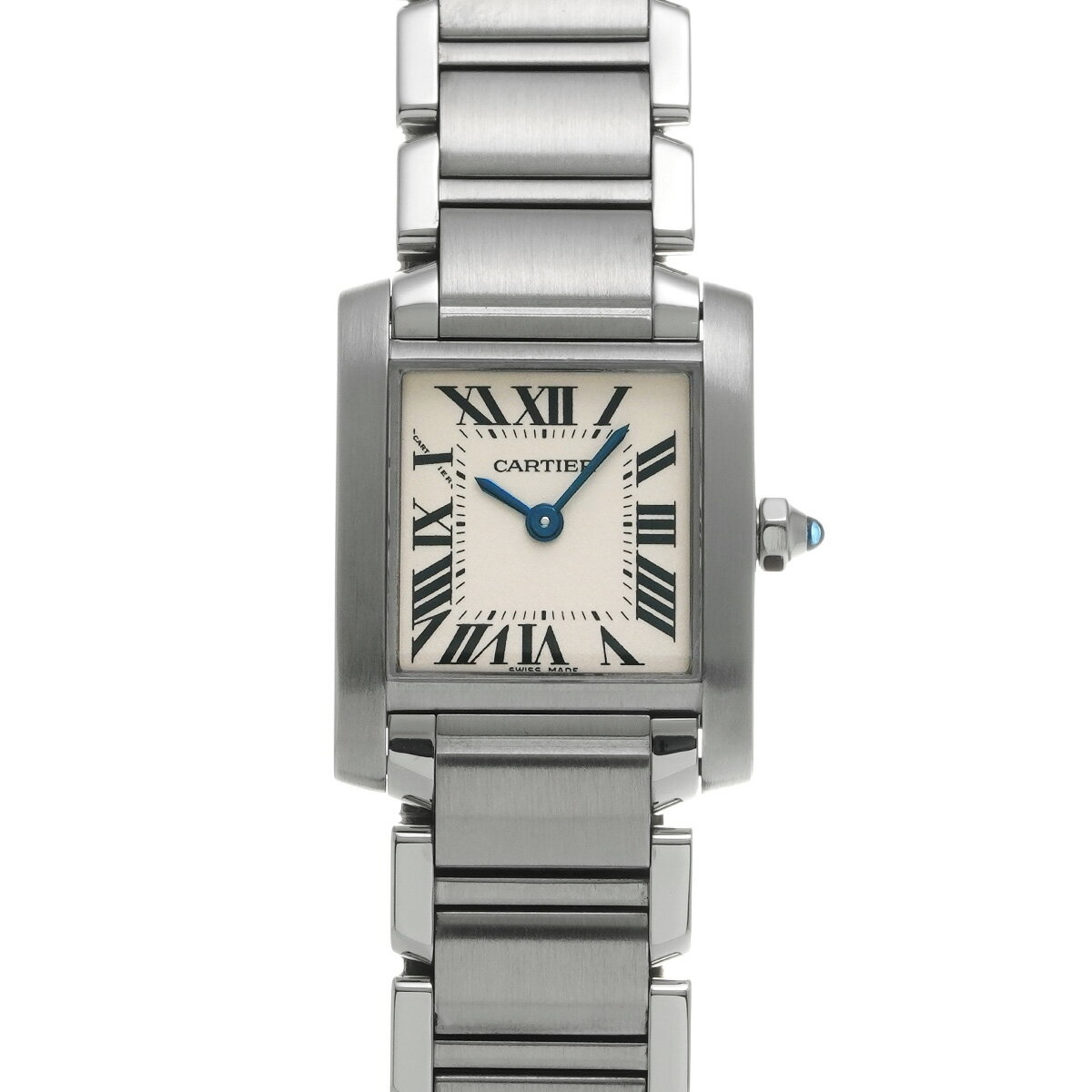 カルティエ CARTIER タンクフランセーズ SM W51008Q3 シルバー レディース 腕時計 カルティエ 時計 高級腕時計 ブランド 【ローン48回払い無金利】【中古】