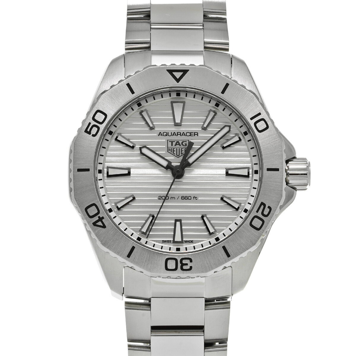 タグ ホイヤー TAG HEUER アクアレーサー プロフェッショナル 200 クォーツ WBP1111.BA0627 シルバー メンズ 腕時計 タグ ホイヤー 時計 高級腕時計 ブランド 【ローン48回払い無金利】【中古】
