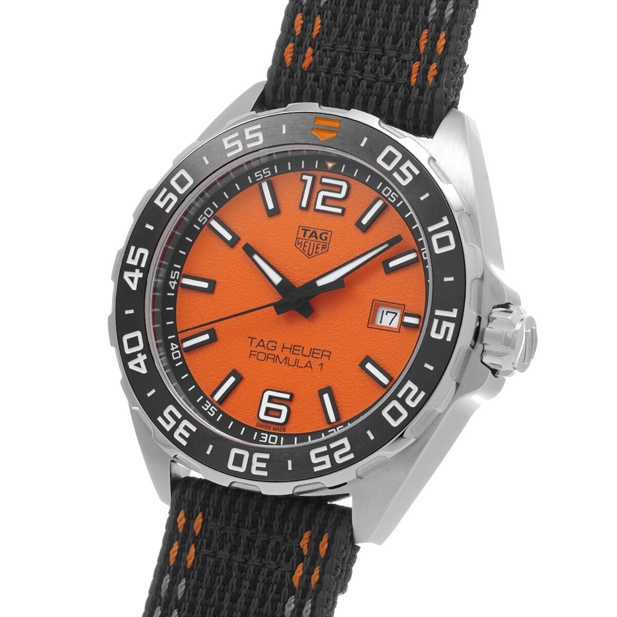 【〜11/11 最大3万円クーポン】タグ ホイヤー TAG HEUER フォーミュラ1 クォーツ WAZ101A.FC8305 オレンジ メンズ 腕時計 タグ ホイヤー 時計 高級腕時計 ブランド 【ローン48回払い無金利】【中古】
